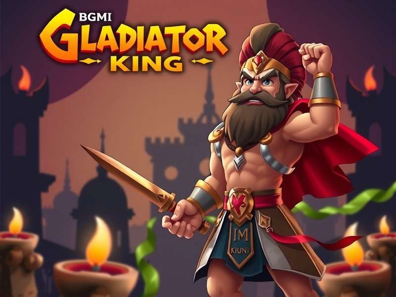BGMI Gladiator King Game Banner